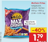 Max Crunch Skinny Fries Angebote von McCain bei Netto Marken-Discount Stendal für 1,79 €