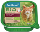 Bio Pastete Katzennassfutter im toom Baumarkt Prospekt Bio Pastete Katzennassfutter von ZooRoyal im aktuellen toom Baumarkt Prospekt für 0,49 €
