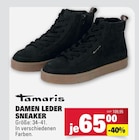 Damen Leder Sneaker Angebote von Tamaris bei E center Speyer für 65,00 €