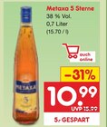 Metaxa 5 Sterne Angebote bei Netto Marken-Discount Peine für 10,99 €