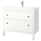 Waschbschr+Schubladen/Waschb/Mibatt weiß 102x49x89 cm Angebote von HEMNES / ORRSJÖN bei IKEA Cuxhaven für 369,00 €