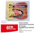 Soirée raclette assortiments charcuterie et fromage à Carrefour dans Griesheim-sur-Souffel