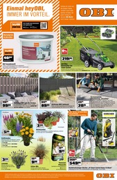 Baumarkt Prospekt von OBI Bad Hersfeld OBI Prospekt: "Einmal heyOBI, IMMER IM VORTEIL.", 4 Seiten, 03.06.2023 - 10.06.2023