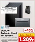 Netto Marken-Discount - Balkonkraftwerk mit Speicher Angebot im Prospekt Balkonkraftwerk mit Speicher bei Netto Marken-Discount im Prospekt "" für 1.289,00 €