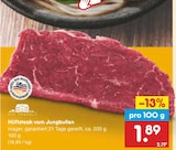 Aktuelles Hüftsteak vom Jungbullen Angebot bei Netto Marken-Discount in Bergisch Gladbach ab 1,89 €