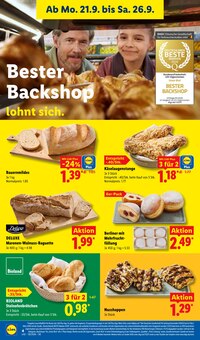 Brötchen im aktuellen Lidl Prospekt (Mainz) Brötchen im Lidl Prospekt "LIDL LOHNT SICH" mit 65 Seiten (Mainz)
