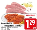 Aktuelles Puten-Schnitzel Angebot bei EDEKA in Regensburg ab 1,29 €