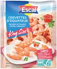 Crevettes d'Equateur King Size - ESCAL en promo chez Colruyt Crevettes d'Equateur King Size - ESCAL dans le catalogue Colruyt