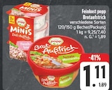 Aktuelles Brotaufstrich Minis Fleischsalat Angebot bei EDEKA in Leipzig ab 1,11 €