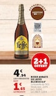 Biere Abbaye de Leffe Blonde 6.6° - Leffe en promo chez Super U Aulnay-sous-Bois à 1,65 €