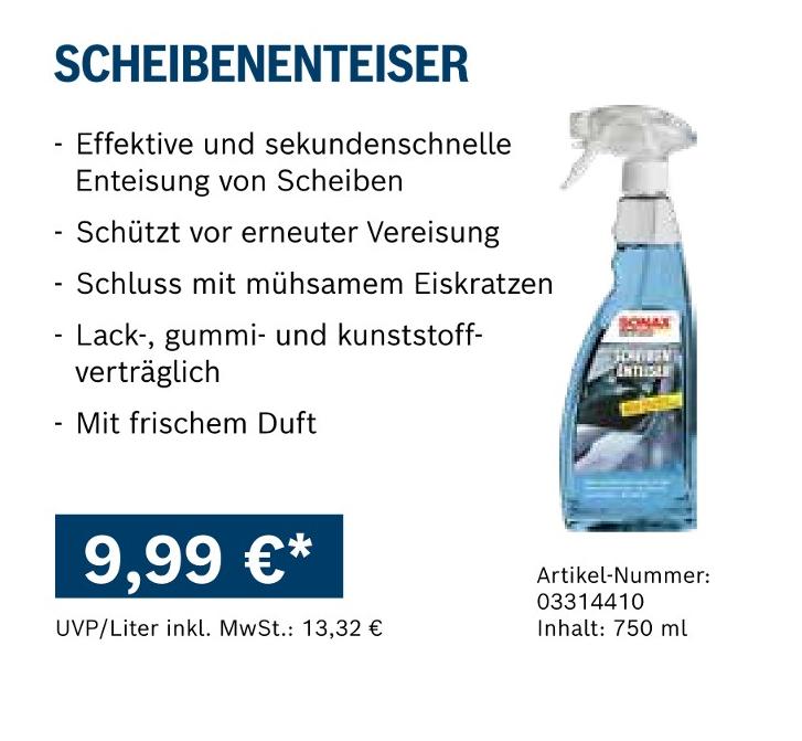DM Scheibenenteiser Angebot ᐅ Finde den Preis im aktuellen Prospekt