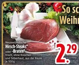 Hirsch-Steaks im EDEKA Prospekt Hirsch-Steaks von im aktuellen EDEKA Prospekt für 2,29 €