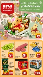 REWE Supermarkt Prospekt der aktuellen Woche mit 32 Seiten, gültig von 23.03.2026 bis 28.03.2026, in Giesen und Umgebung Aktueller REWE Supermarkt Prospekt in Giesen und Umgebung, "Dein Markt" mit 32 Seiten, 23.03.2026 - 28.03.2026