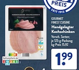 Handgelegter Kochschinken von Gourmet Finest Cuisine im aktuellen ALDI SÜD Prospekt für 1,99 €