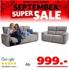 Palma 3-Sitzer oder 2-Sitzer Sofa bei Seats and Sofas im Viersen Prospekt für 999,00 €