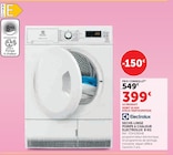 Sèche-linge pompe à chaleur 8 kg - ELECTROLUX en promo chez Super U Caluire-et-Cuire à 399,00 €