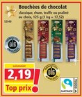 Promo Bouchées de chocolat à 2,19 € dans le catalogue Norma à Strasbourg
