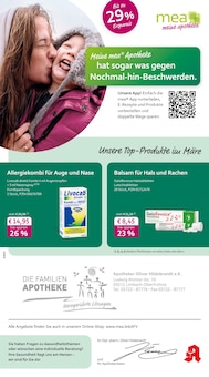 Aktueller mea - meine apotheke Prospekt (Niederfrohna, 4 Seiten zum blättern mea - meine apotheke Prospekt Unsere März-Angebote mit 4 Seiten