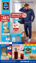 Herrenbekleidung im ALDI SÜD Prospekt in Bergisch Gladbach Aktueller ALDI SÜD Prospekt mit Herrenbekleidung, "Gutes für Alle.", Seite 1