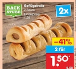 Netto Marken-Discount - Geflügelrolle Angebot im Prospekt Geflügelrolle bei Netto Marken-Discount im Prospekt "" für 1,50 €