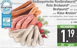 Südbayerische Rostbratwurst im Angebot bei EDEKA in Augsburg Südbayerische Rostbratwurst Angebote bei EDEKA Augsburg für 1,19 €