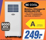 Mobiles Klimagerät BC9KL2201FW Angebote von BE COOL bei GLOBUS Amberg für 249,00 €
