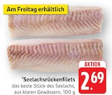 Aktuelle Lachs Angebote bei EDEKA in Frankfurt (Main) Aktuelles Seelachsrückenfilets Angebot bei EDEKA in Frankfurt (Main) ab 2,69 €