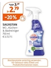 WC-, Küchen- & Badreiniger im Angebot bei Müller in Halle WC-, Küchen- & Badreiniger Angebote von SAGROTAN bei Müller Halle für 2,79 €