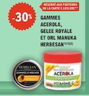 E.Leclerc Saint-Rémy - Promo Gammes Acerola, Gelée Royale et ORL Manuka Promo Gammes Acerola, Gelée Royale et ORL Manuka à dans le catalogue E.Leclerc à Saint-Rémy