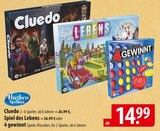 Cluedo Angebote von Hasbro Gaming bei famila Nordost Lüneburg für 14,99 €