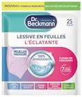 Lessive en feuilles - DR.BECKMANN - U Express à Vincennes Lessive en feuilles - DR.BECKMANN en promo chez U Express Vincennes à 1,45 €