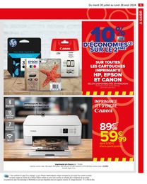 Offre Epson dans le catalogue Carrefour du moment à la page 7