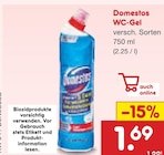 WC-Gel im Angebot bei Netto Marken-Discount in Mülheim WC-Gel Angebote von Domestos bei Netto Marken-Discount Mülheim für 1,69 €