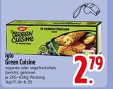 Green Cuisine im EDEKA Prospekt Green Cuisine von iglo im aktuellen EDEKA Prospekt für 2,79 €