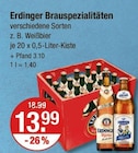 Brauspezialitäten von Erdinger im aktuellen V-Markt Prospekt für 13,99 €