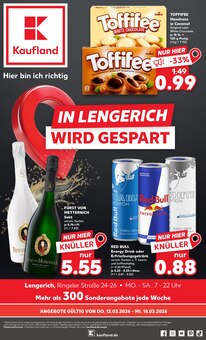 Red Bull im aktuellen Kaufland Prospekt (Ibbenbüren) Red Bull im Kaufland Prospekt "Hier bin ich richtig" mit 74 Seiten (Ibbenbüren)