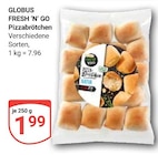 Pizzabrötchen im Angebot bei GLOBUS in Rostock Pizzabrötchen Angebote von GLOBUS FRESH ’N’ GO bei GLOBUS Rostock für 1,99 €
