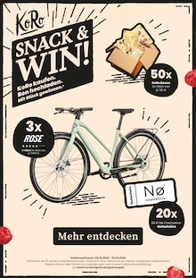 Koro Prospekt Snack & Win! mit 1 Seite