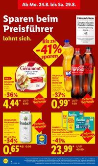 Coca Cola im Lidl Prospekt "LIDL LOHNT SICH" mit 71 Seiten (Wilhelmshaven)