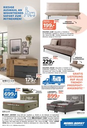 Aktueller Möbel Borst Prospekt mit Boxspringbett, "TRENDY", Seite 7
