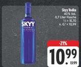 Vodka im Angebot bei EDEKA in Weiden Vodka Angebote von Skyy bei EDEKA Weiden für 10,99 €