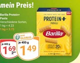 Protein+ Pasta Angebote von Barilla bei GLOBUS Völklingen für 1,49 €