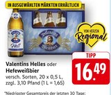 Valentins Helles Angebote bei EDEKA Pirmasens für 16,49 €