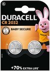 CR 2032 Baby Secure im Angebot bei REWE in Hildesheim CR 2032 Baby Secure Angebote von Duracell bei REWE Hildesheim für 5,99 €