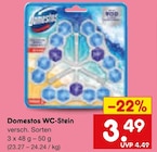 WC-Stein im Angebot bei Netto Marken-Discount in Herne WC-Stein Angebote von Domestos bei Netto Marken-Discount Herne für 3,49 €