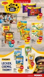 Maggi im Penny Prospekt Maggi im Penny Prospekt Wer gĂĽnstig will, muss Penny. auf S. 23