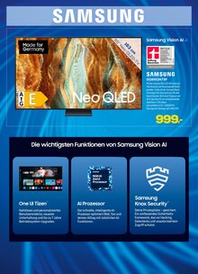 Fernseher im EURONICS Prospekt "GENAU RICHTIG. SAMSUNG PRODUKTE FÜR MEIN SMARTES ZUHAUSE." mit 8 Seiten (Wetzlar)