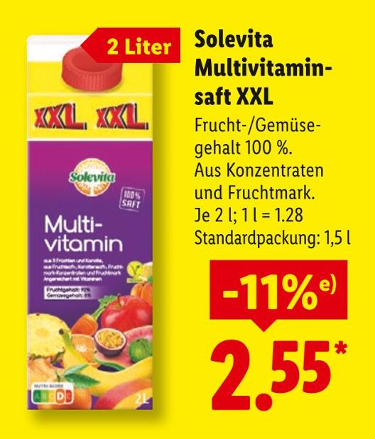 Multivitaminsaft XXL