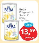 Beba Folgemilch 3 oder 2 von Nestlé für 13,99 € bei budni im Angebot Beba Folgemilch 3 oder 2 von Nestlé im aktuellen budni Prospekt