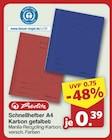 famila Nordwest Alfstedt - Schnellhefter A4 Angebot im Prospekt Schnellhefter A4 bei famila Nordwest im Alfstedt Prospekt für 0,39 €